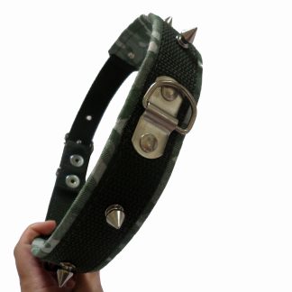 CL20 - COLEIRA STILO CAMUFLADA REFORÇADA COM CRAVO