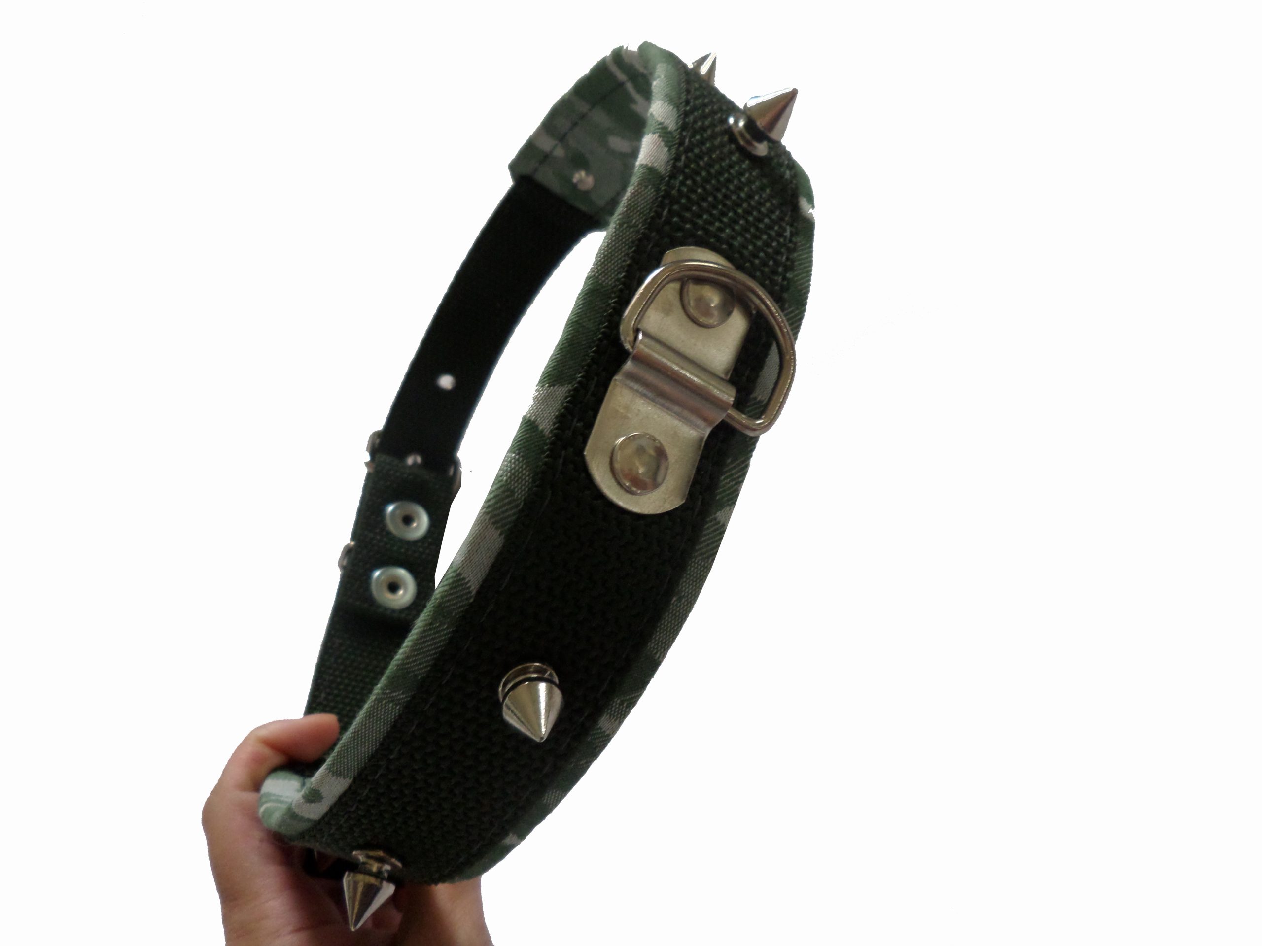 CL20 - COLEIRA STILO CAMUFLADA REFORÇADA COM CRAVO