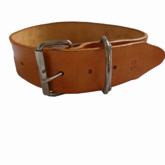 CL4- COLEIRA COURO S/ FORRO