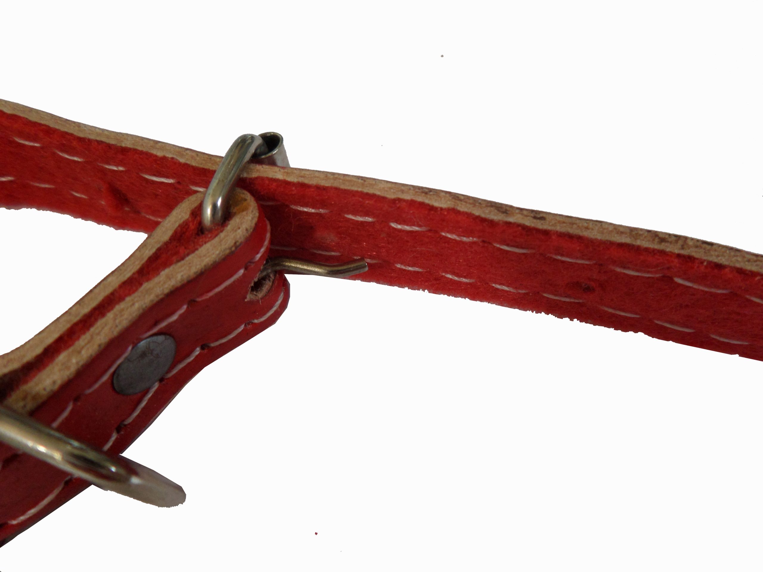 CL26- COLEIRA COURO FORRADA 2ª LINHA - Imagem 2