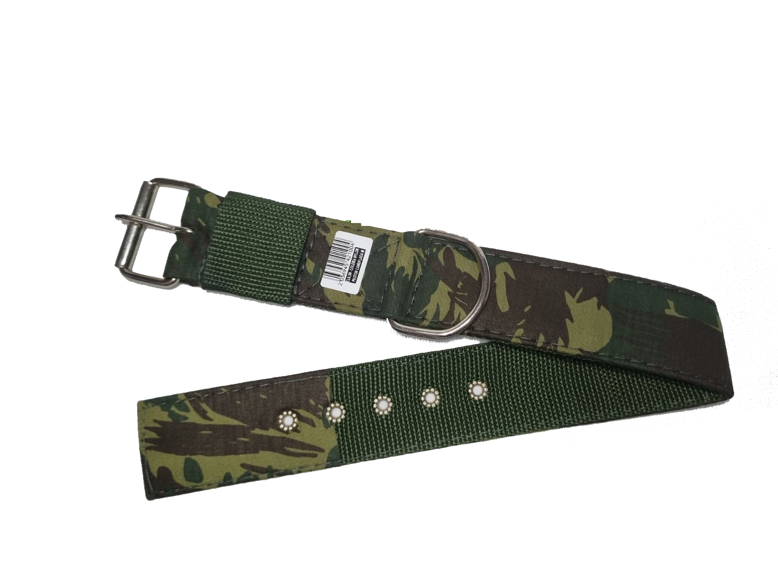CL6C - COLEIRA NYLON PASTOR CAMUFLADO
